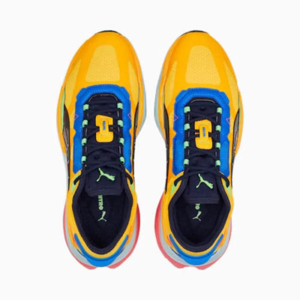 Puma Extent NITRO Energy Mens Athletic Shoes Yellow Blue 387654-01 NEW Sz 9.5 - Picture 3 of 8